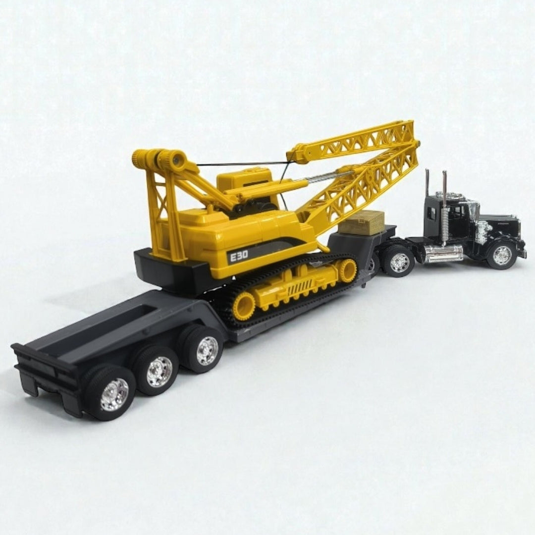 Kenworth W900 Camabaja Escala 1:32 – Tractocamión de Carga Pesada de Colección