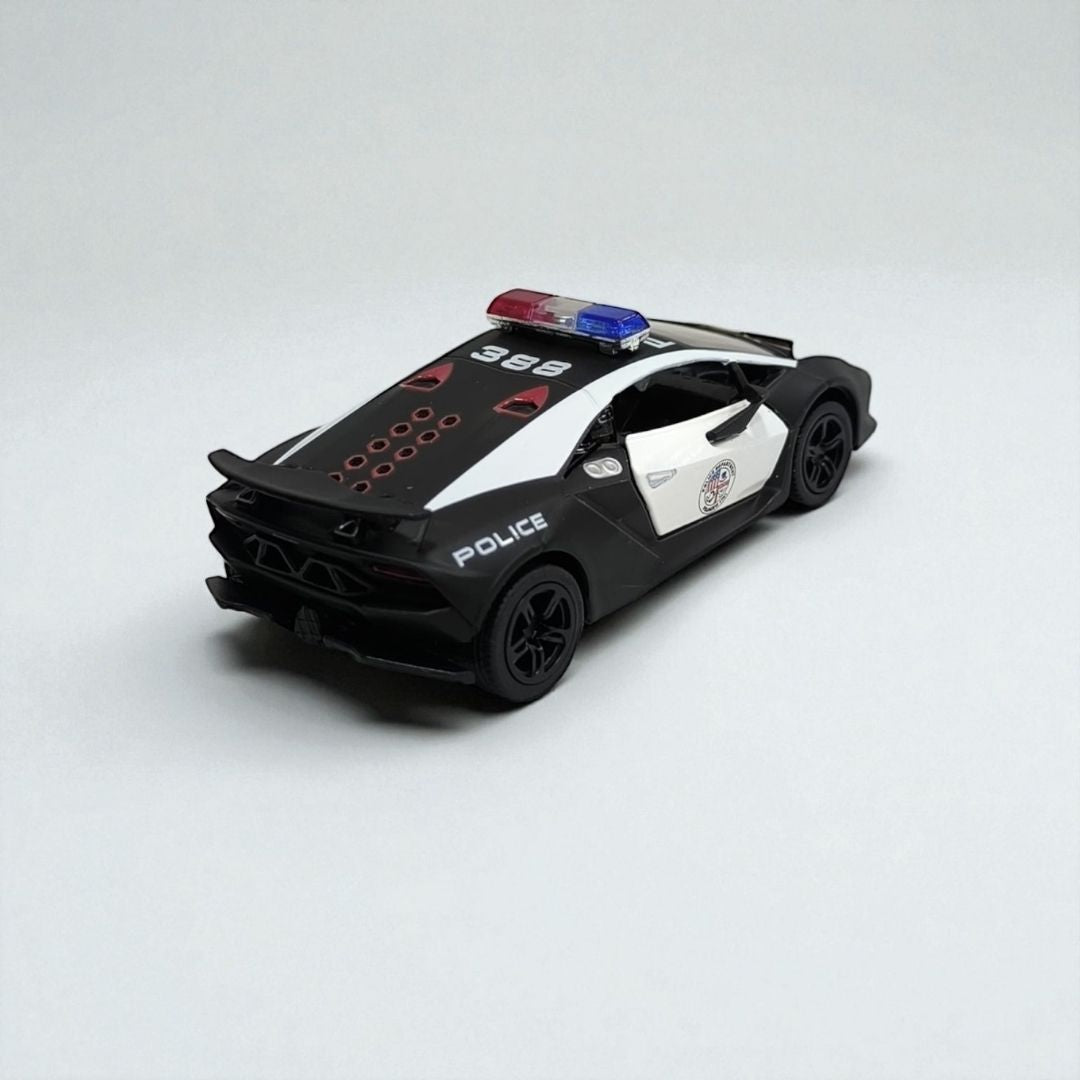 Lamborghini Sesto Elemento Policial 1:32 – Edición de Colección en Metal | Superdeportivo de Elite