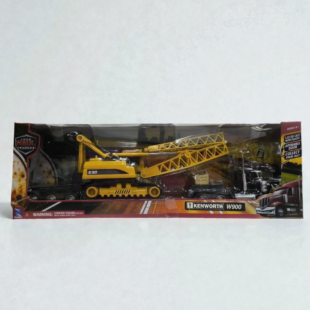 Kenworth W900 Camabaja Escala 1:32 – Tractocamión de Carga Pesada de Colección