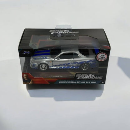 Nissan Skyline GT-R R34 de Brian 1:32 - Rápidos y Furiosos