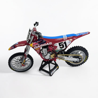 GasGas Justin Barcia Escala 1:12 – Moto Motocross de Colección