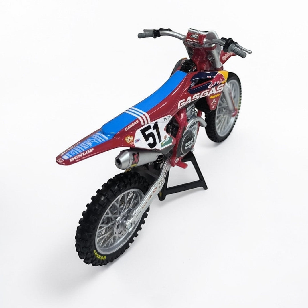 GasGas Justin Barcia Escala 1:12 – Moto Motocross de Colección