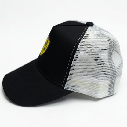 Gorra Ferrari Negra #44 | Scuderia Ferrari Fórmula 1 Estilo Hamilton Ajustable