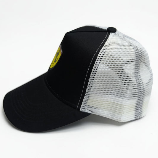 Gorra Ferrari Negra #44 | Scuderia Ferrari Fórmula 1 Estilo Hamilton Ajustable