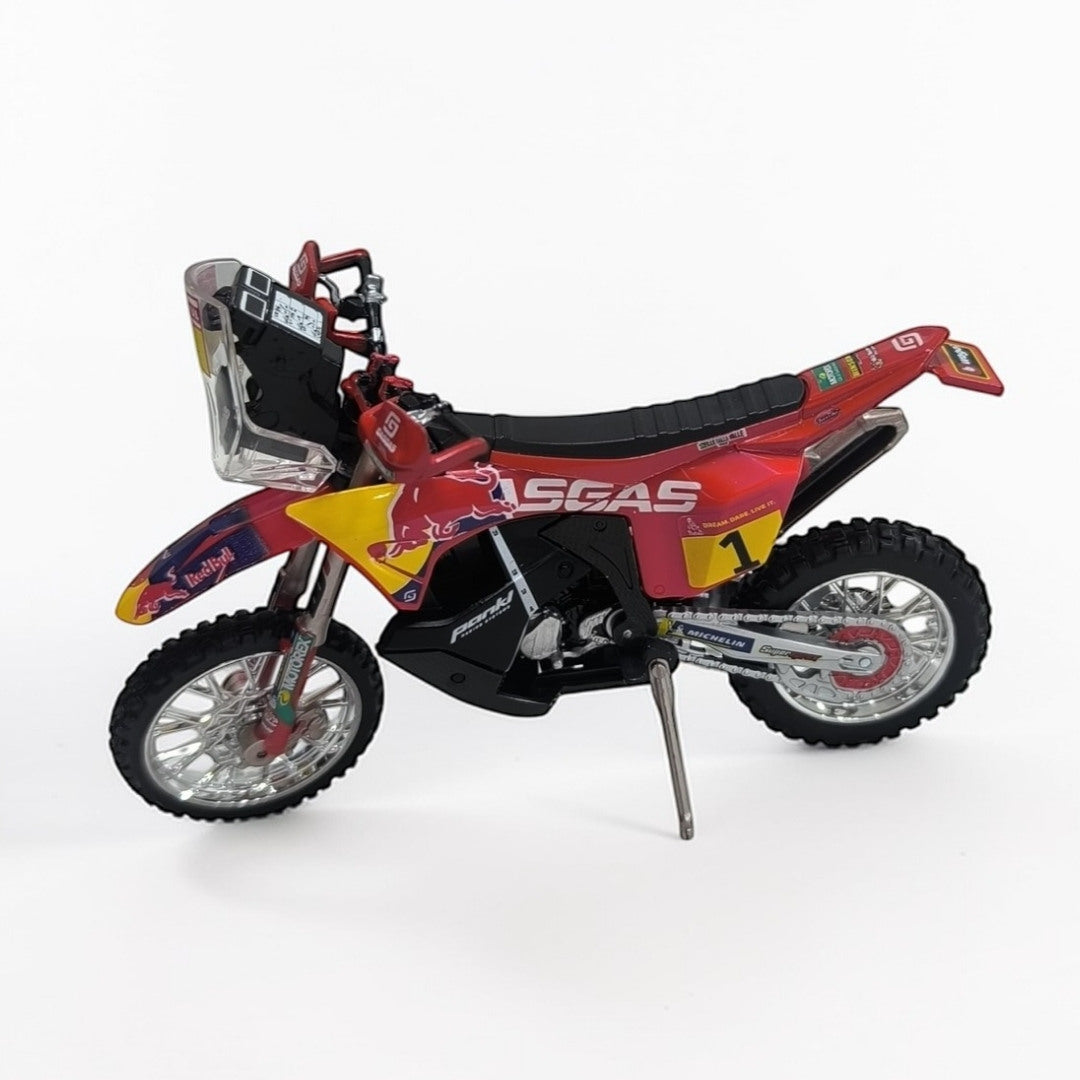 GasGas RX450 Dakar 2023 Escala 1:18 – Moto Rally de Colección