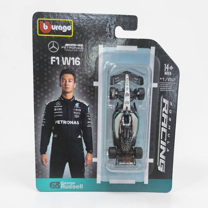Mercedes F1 W16 #63 1:64 Bburago – Auto Fórmula 1 de Colección