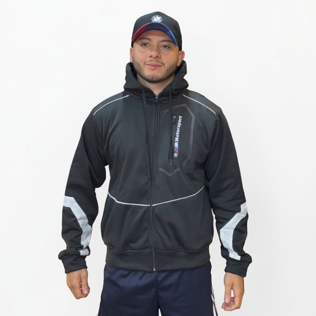 Chaqueta BMW Motorsport Negra – Chaqueta Racing Premium de Automovilismo
