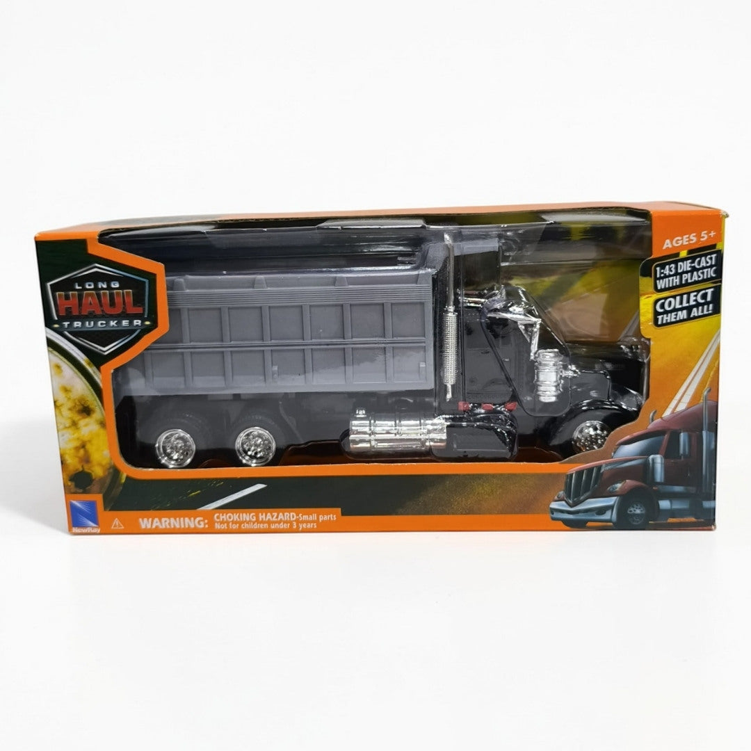 Camión Volqueta Long Haul Trucker Escala 1:43 – Camión de Carga de Colección
