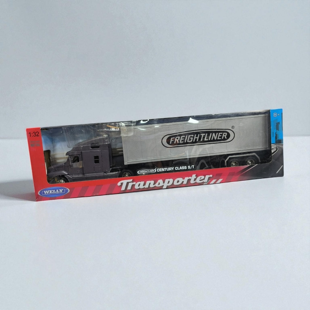 Freightliner Columbia 1:32 Gris Oscuro – Camión Clásico de Carga en Edición Coleccionable