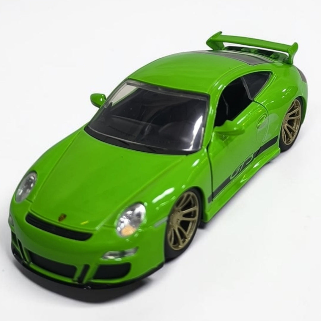 Porsche 911 GT3 Verde Rápidos y Furiosos 1:32 Jada | Auto a Escala de Colección