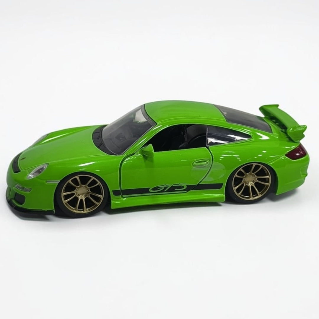 Porsche 911 GT3 Verde Rápidos y Furiosos 1:32 Jada | Auto a Escala de Colección