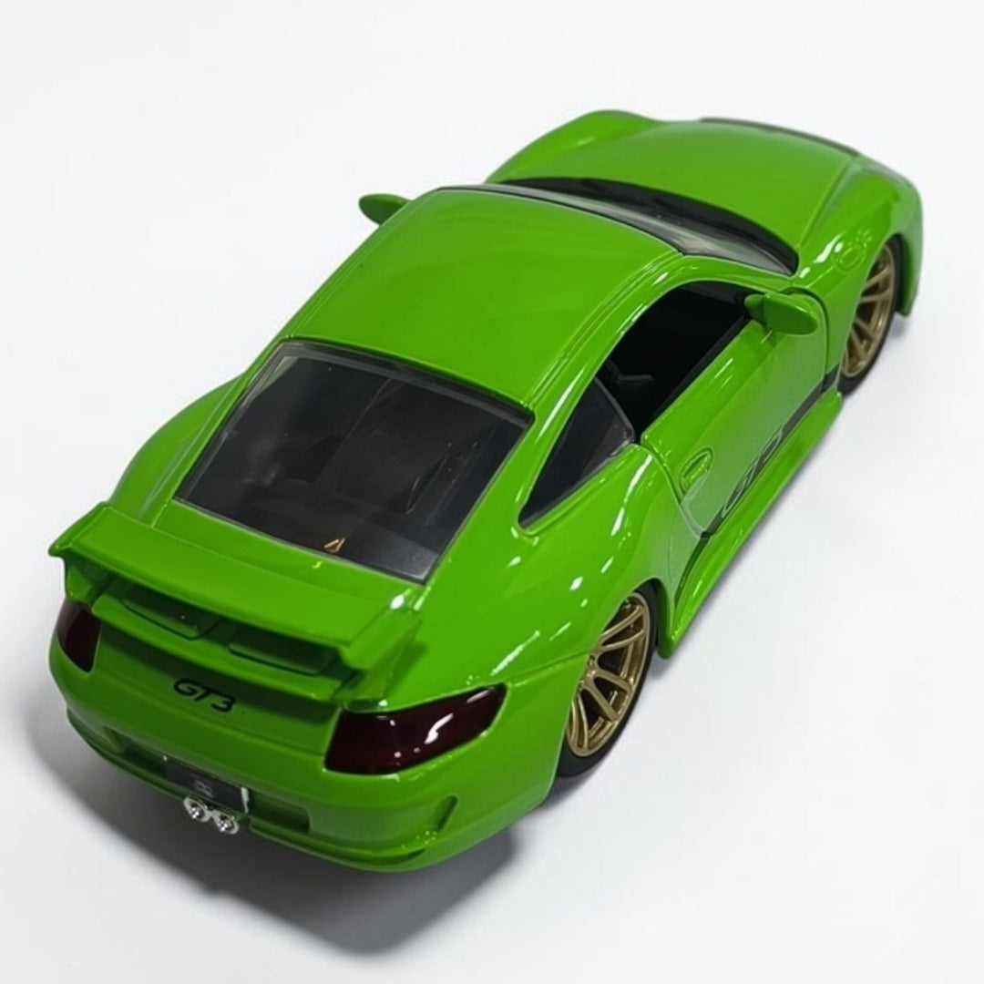 Porsche 911 GT3 Verde Rápidos y Furiosos 1:32 Jada | Auto a Escala de Colección