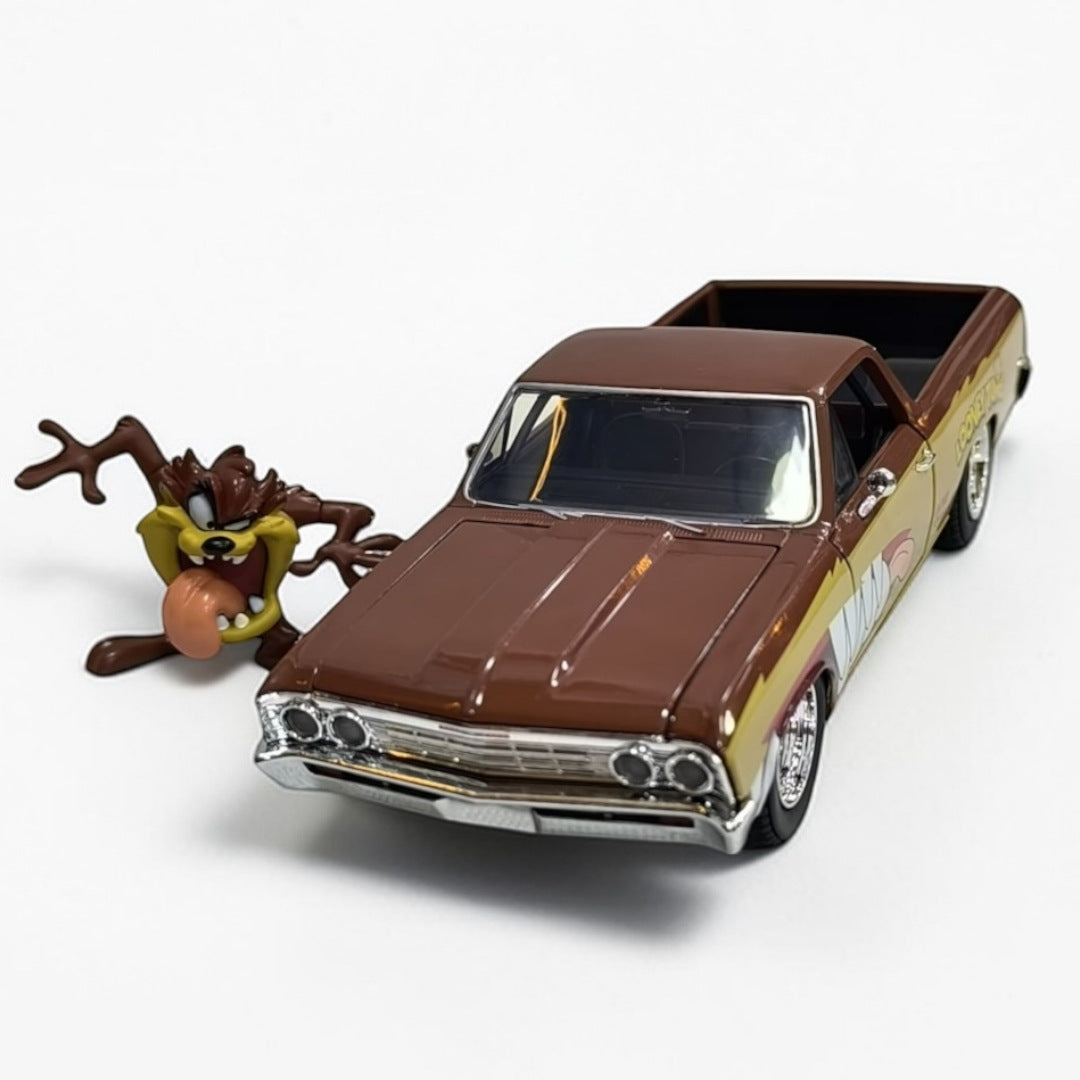 Chevrolet El Camino 1967 Tasmania Looney Tunes Escala 1:24 | Auto Clásico Modelo de Colección