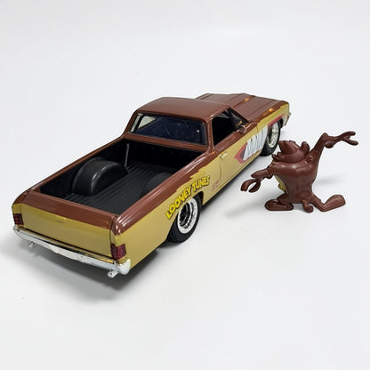 Chevrolet El Camino 1967 Tasmania Looney Tunes Escala 1:24 | Auto Clásico Modelo de Colección