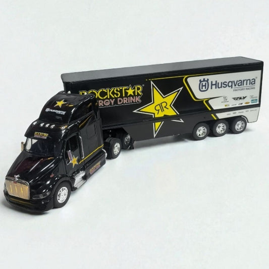 Peterbilt Husqvarna Factory Racing Escala 1:32 – Camión Motorsport de Colección