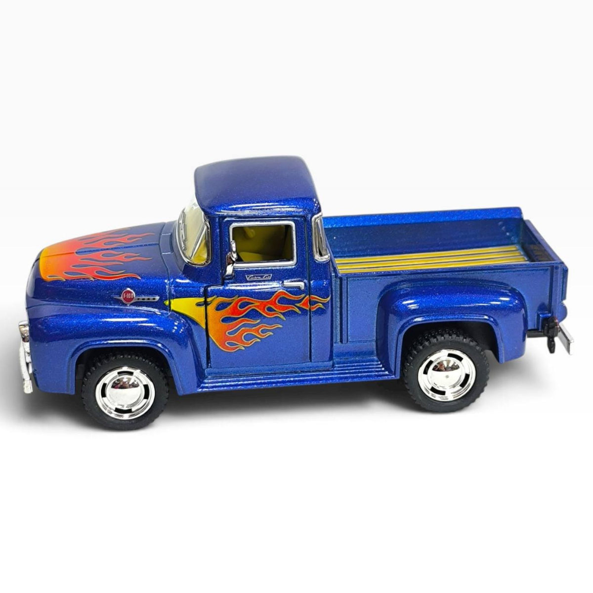 Ford F-100 Pickup 1956 1:32 Azul con Flamas