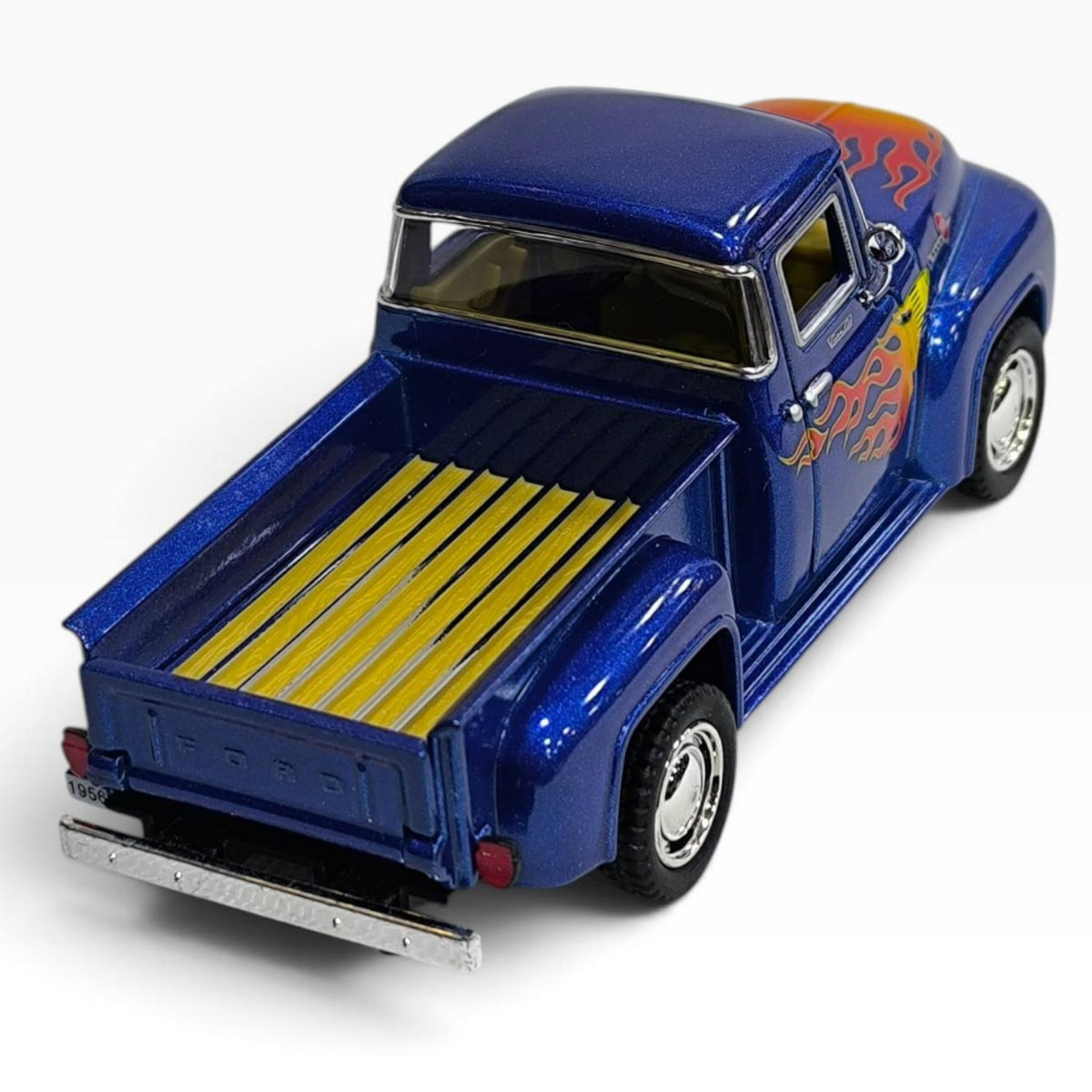 Ford F-100 Pickup 1956 1:32 Azul con Flamas