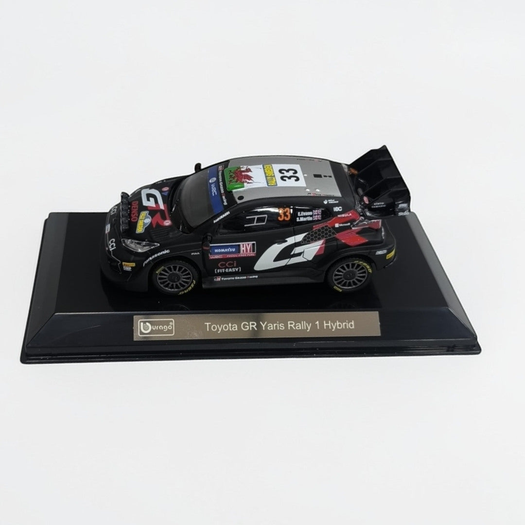 Toyota GR Yaris Rally1 Hybrid 1:43 Bburago – Auto WRC de Colección