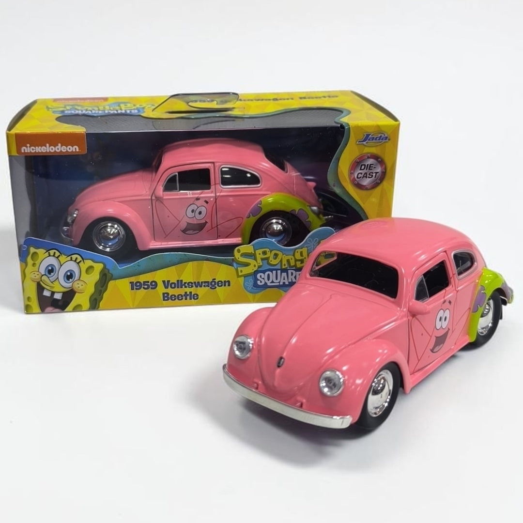 Volkswagen Escarabajo Patricio Bob Esponja 1:32 Jada | Auto a Escala de Colección