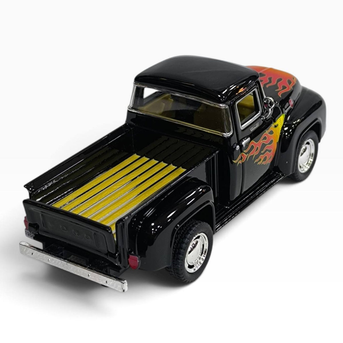 Ford F-100 Pickup 1956 1:32 Negra con Flamas
