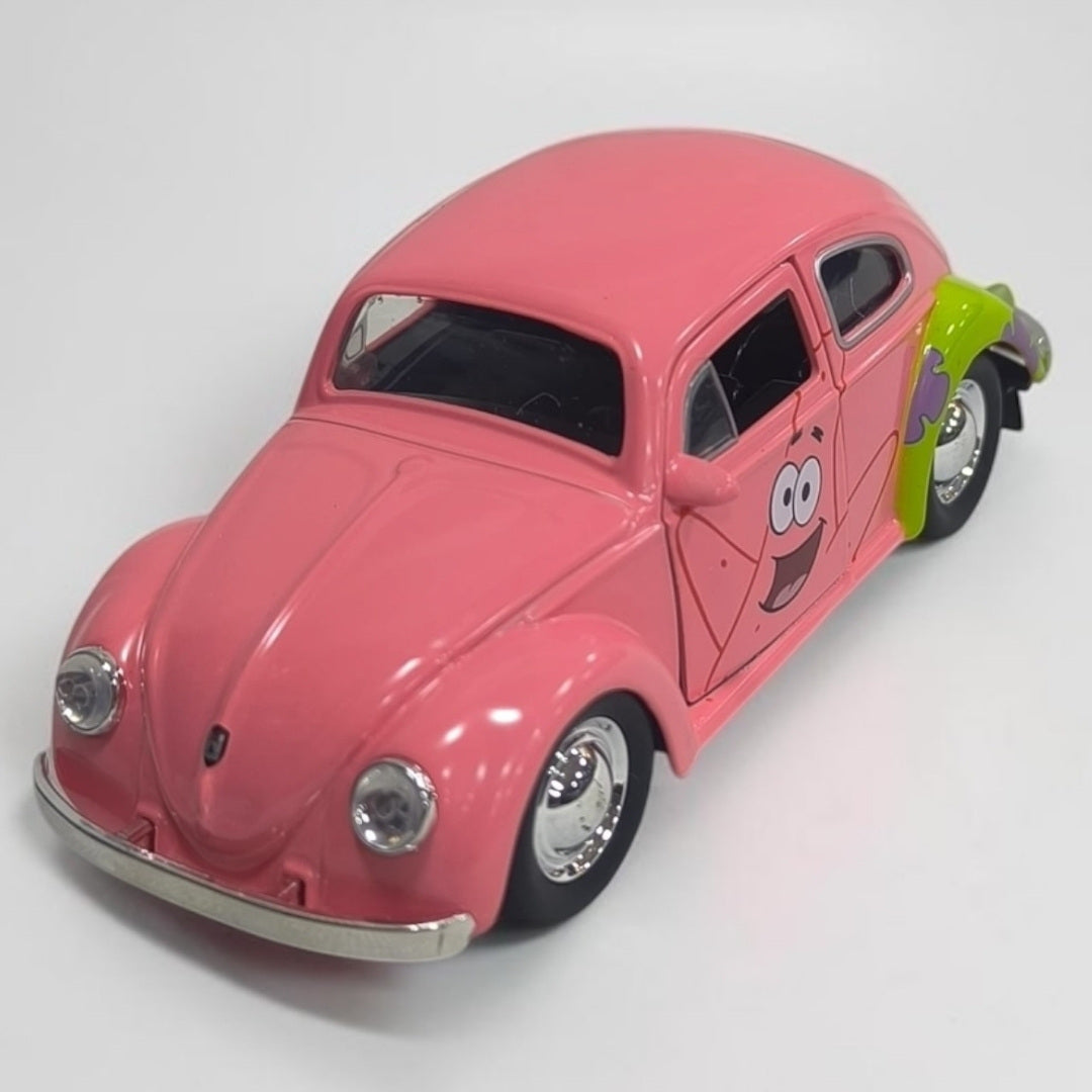 Volkswagen Escarabajo Patricio Bob Esponja 1:32 Jada | Auto a Escala de Colección