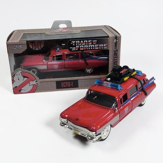 Casa Fantasmas Ecto-1 Edición Transformers 1:32 Jada | Auto a Escala de Colección