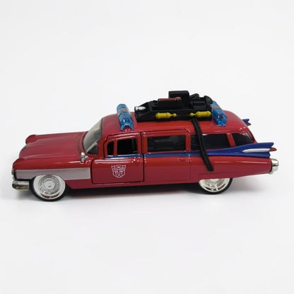 Casa Fantasmas Ecto-1 Edición Transformers 1:32 Jada | Auto a Escala de Colección