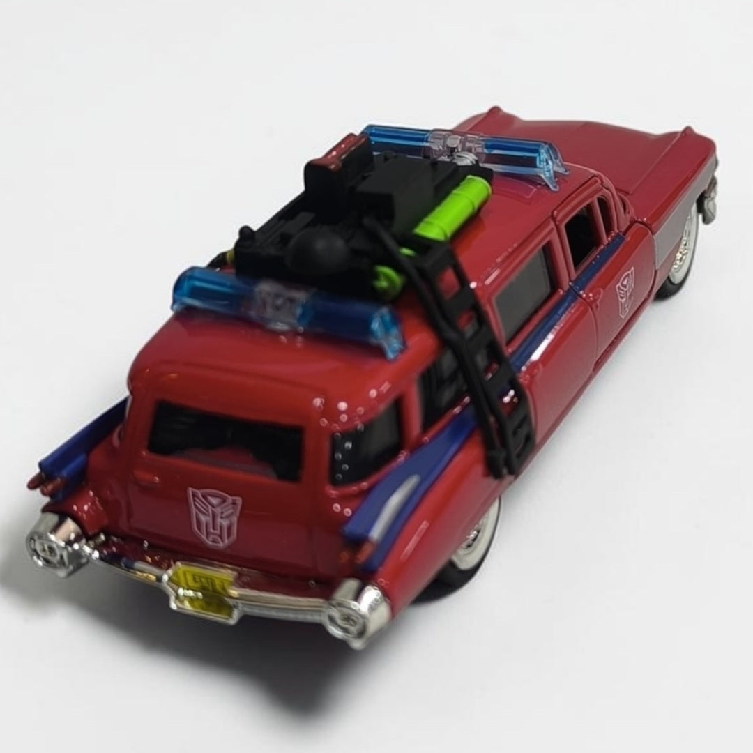 Casa Fantasmas Ecto-1 Edición Transformers 1:32 Jada | Auto a Escala de Colección
