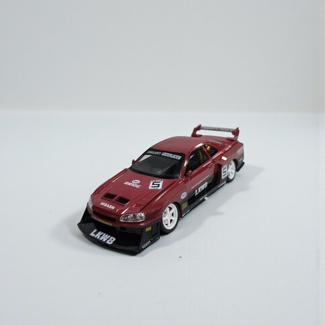 Nissan Skyline Drift 1:24 – Auto a Escala Deportivo para Coleccionistas