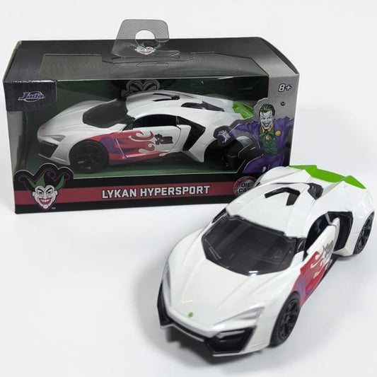 Lykan HyperSport Guasón 1:32 Jada | Superdeportivo DC a Escala de Colección