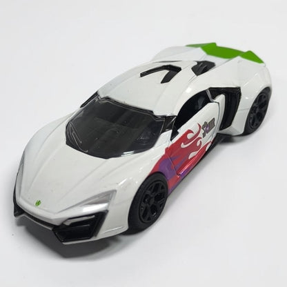Lykan HyperSport Guasón 1:32 Jada | Superdeportivo DC a Escala de Colección