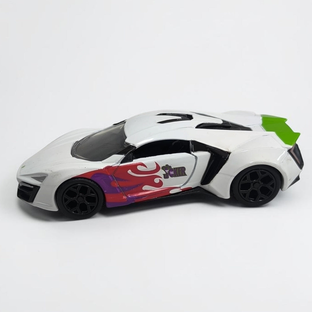 Lykan HyperSport Guasón 1:32 Jada | Superdeportivo DC a Escala de Colección