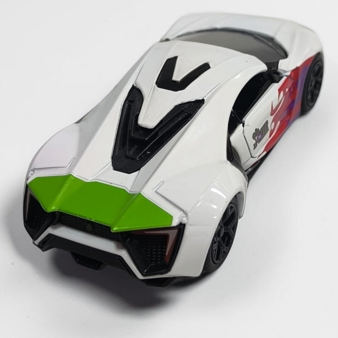 Lykan HyperSport Guasón 1:32 Jada | Superdeportivo DC a Escala de Colección