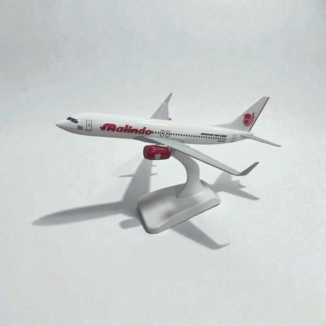 Avión Malindo Air 1:350 – Modelo de Colección | Aeronave Comercial para Exhibición