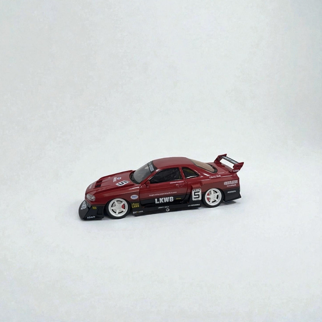 Nissan Skyline Drift 1:24 – Auto a Escala Deportivo para Coleccionistas