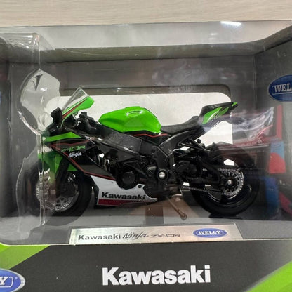 Modelo a Escala Kawasaki Ninja ZX-10R 1:18 - Réplica Detallada de una Leyenda del Deporte Motor