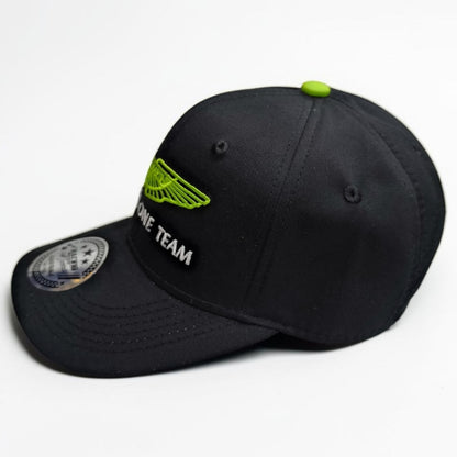 Gorra Aston Martin Negra | Gorra Fórmula 1 Ajustable Estilo Racing Premium