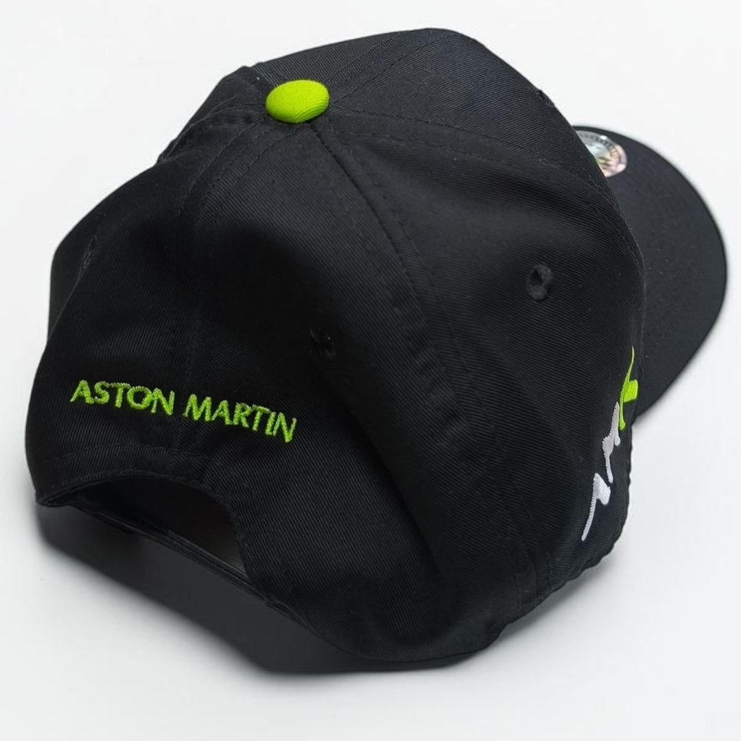 Gorra Aston Martin Negra | Gorra Fórmula 1 Ajustable Estilo Racing Premium