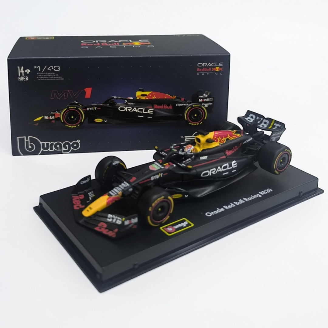 Red Bull RB20 #1 Max Verstappen 1:43 Bburago – Auto Fórmula 1 de Colección