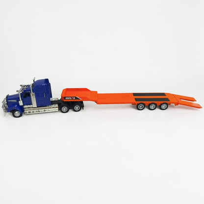 Kenworth W900 Camabaja Escala 1:50 | Camión Transportador de Carga Pesada Modelo de Colección