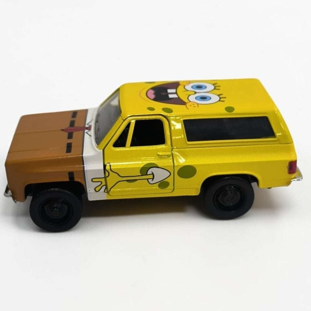 Chevrolet K5 Blazer 1980 Bob Esponja 1:32 Jada | Camioneta a Escala de Colección