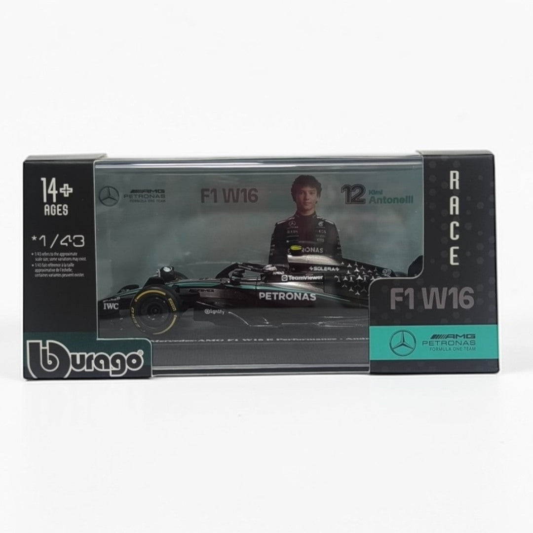 Mercedes F1 W16 #12 1:43 Bburago – Auto Fórmula 1 de Colección