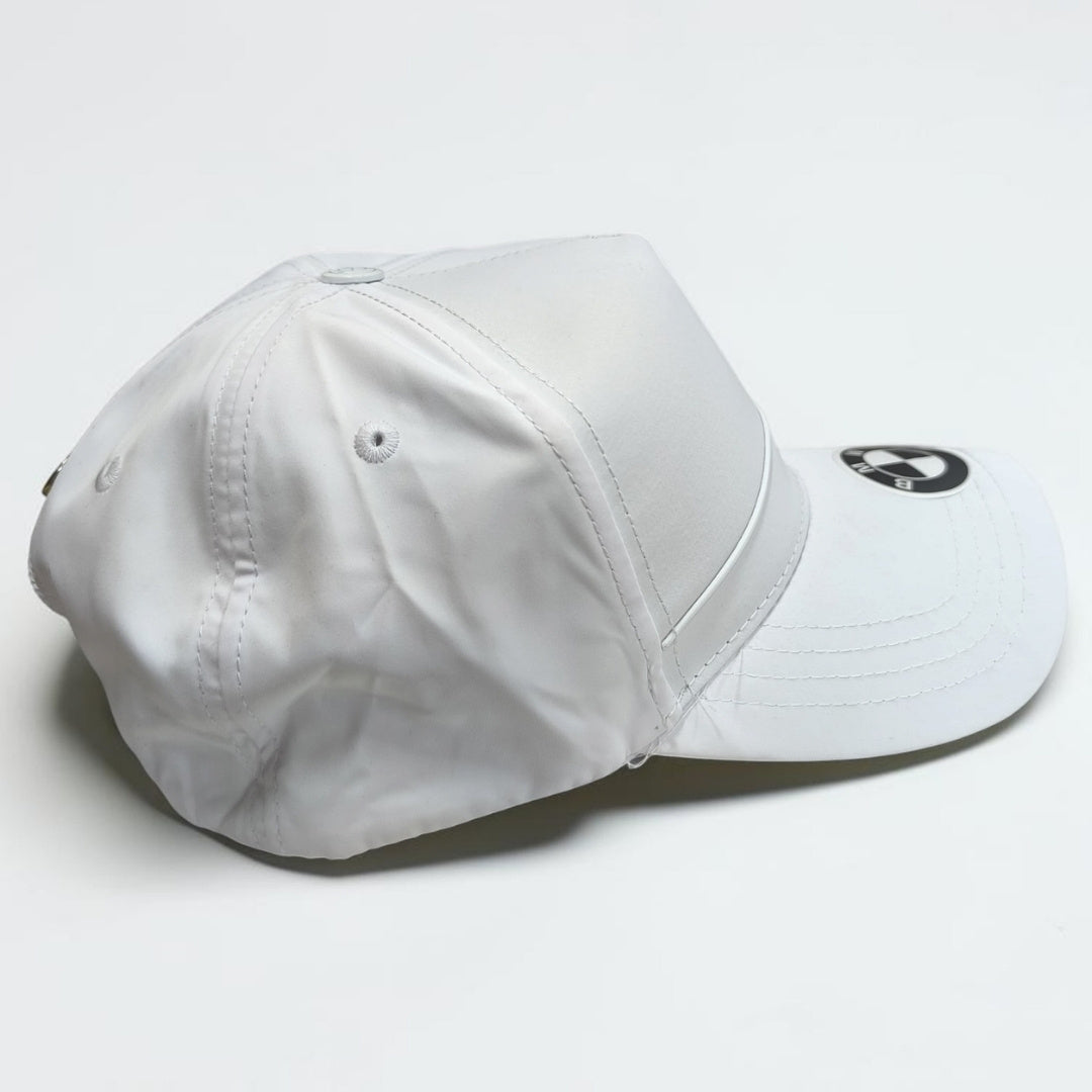 Gorra BMW Blanca | Gorra Motorsport Ajustable Estilo Deportivo