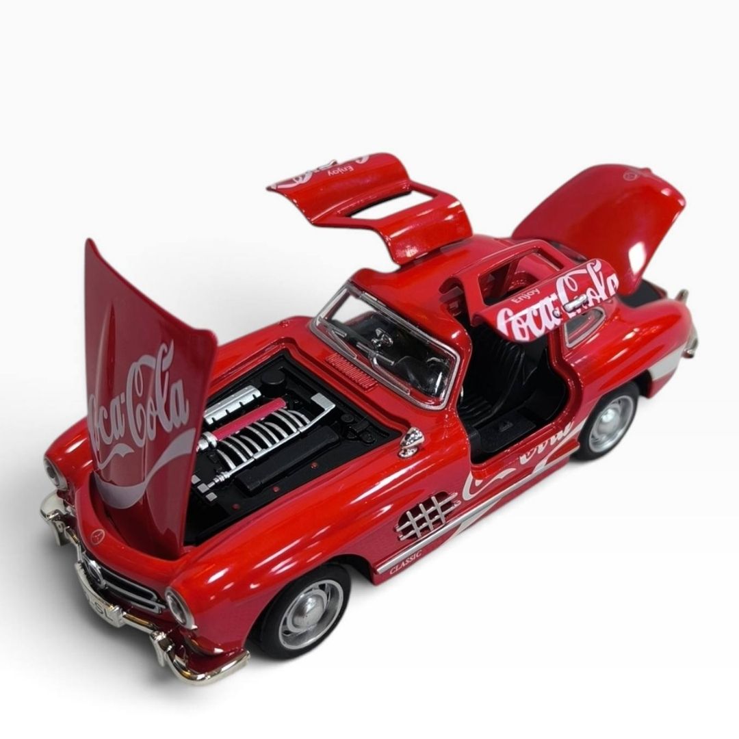Mercedes-Benz 300 SL 1:27 Edición Coca-Cola Rojo