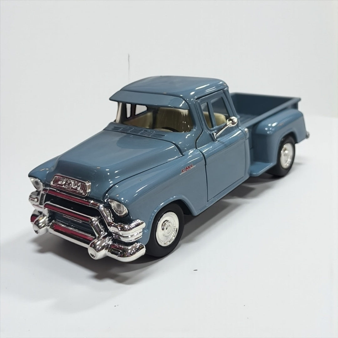 GMC Blue Chip Pickup 1955 – Modelo de Colección 1:24 en Metal