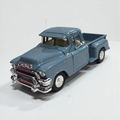 GMC Blue Chip Pickup 1955 – Modelo de Colección 1:24 en Metal