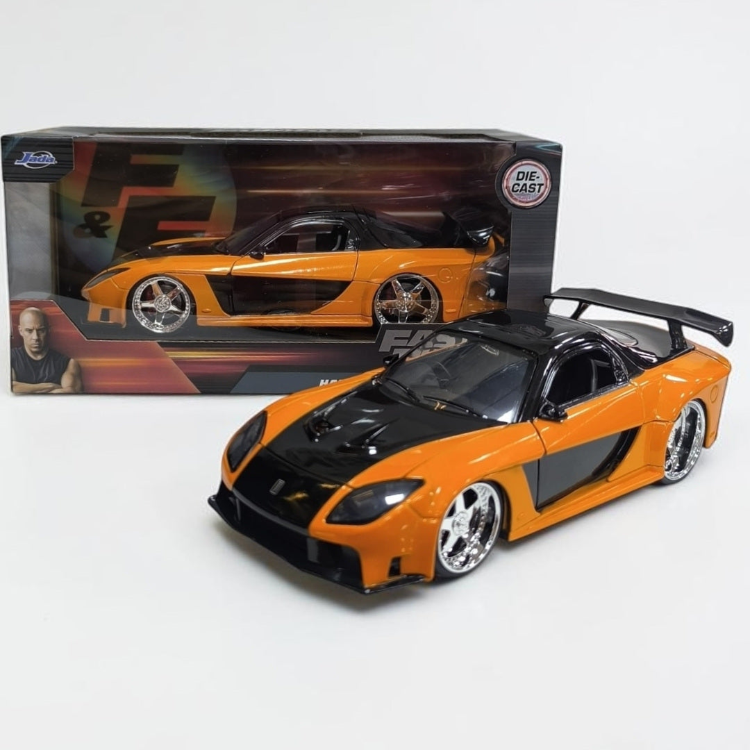 Mazda RX-7 Han Rápidos y Furiosos 1:24 Jada | Auto a Escala Tokyo Drift