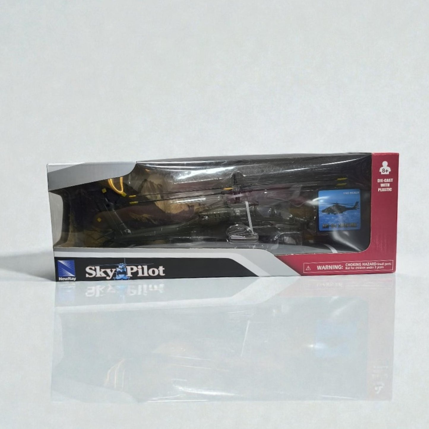 Helicóptero Boeing AH-64 Apache Longbow – Modelo Militar de Ataque de Colección