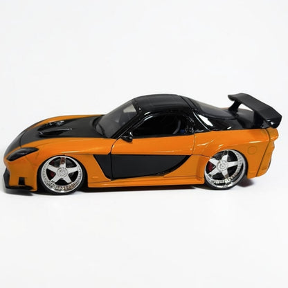 Mazda RX-7 Han Rápidos y Furiosos 1:24 Jada | Auto a Escala Tokyo Drift