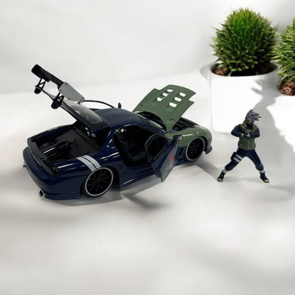 Kakashi Hatake y 1993 Mazda RX-7 1:24 – ¡Velocidad y Maestría Ninja en un Solo Modelo!